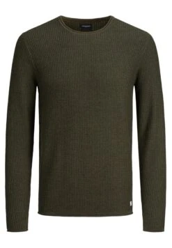 JACK&JONES Premium Jprblucarlos Crew NeckMaglioneOlive Night Uomo Maglieria JAM22Q03L-N11 -Jack & Jones 83b37e5b59f147318ee805548b906938