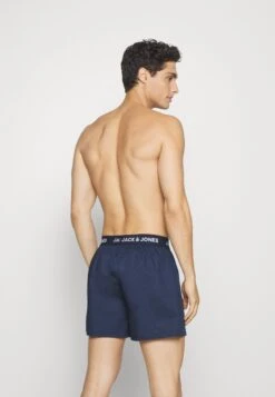 Jack & Jones Jacsolid 5 Pack - Boxer- Navy Blazer -Jack & Jones 843eb6b939b946f585fbdbdd71fb3194