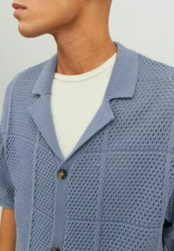 Jack & Jones Kurzarm- Camicia - Blue Mirage -Jack & Jones 8445ac34a26b4b2cabd5ae1343a20050