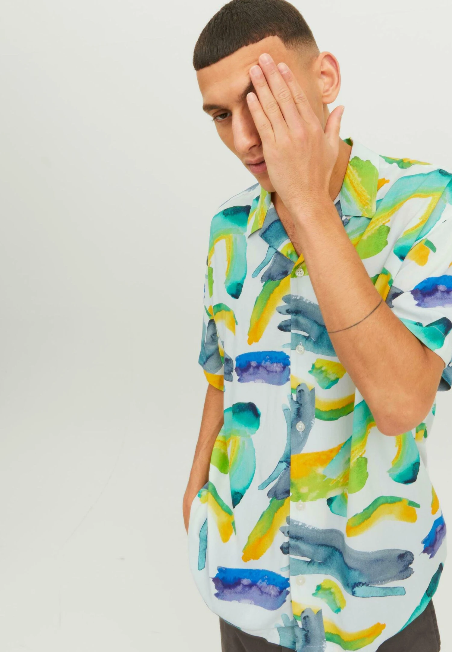 Jack & Jones Jorjuan Aop Ss Smu LnCamiciaCloud Dancer Uomo Camicie JA222D2JD-K11 8 Jack & Jones Jorjuan Aop Ss Smu LnCamiciaCloud Dancer Uomo Camicie JA222D2JD-K11 - immagine 6