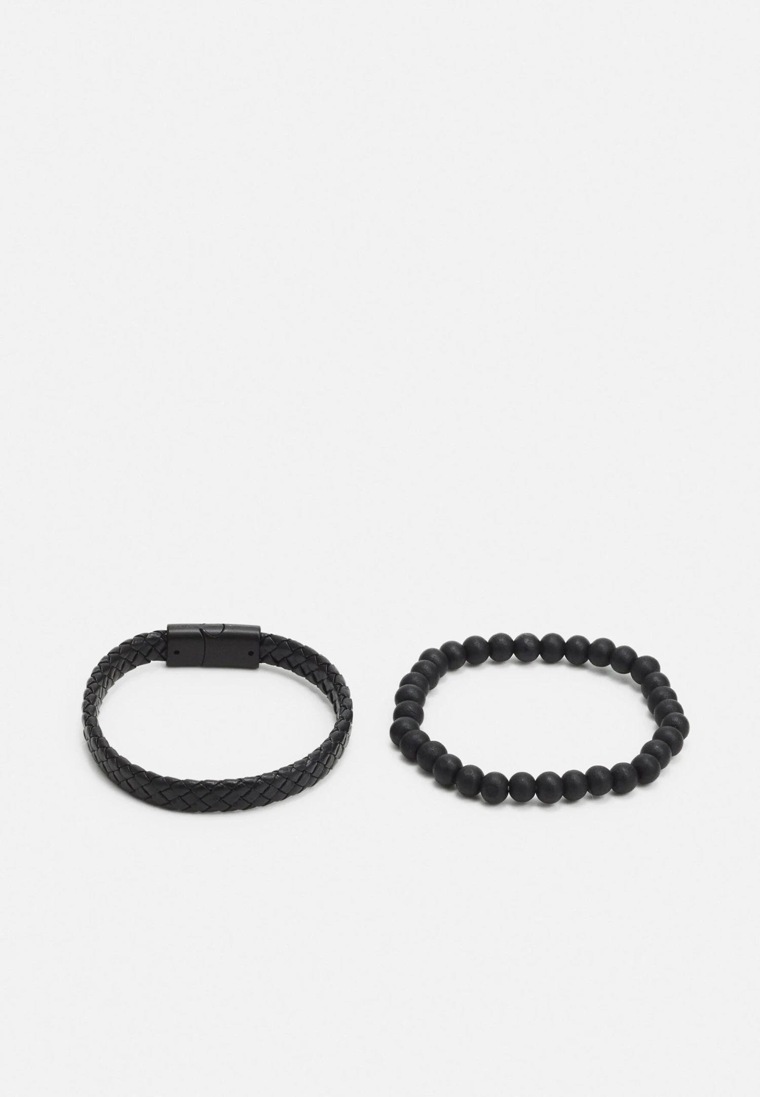 Jack & Jones Jacbraid And Beads Bracelet 2 PackBraccialeBlack Uomo Gioielli JA252L00K-Q11 3 Jack & Jones Jacbraid And Beads Bracelet 2 PackBraccialeBlack Uomo Gioielli JA252L00K-Q11