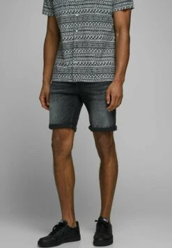 Jack & Jones Rick Org Jj 557 50Sps - Shorts Di Jeans - Black Denim