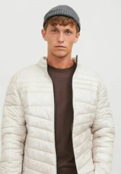 Jack & Jones Jacrdd Short NoosBerrettoGrey Melange Uomo Cappellie Berretti JA252O00G-C12