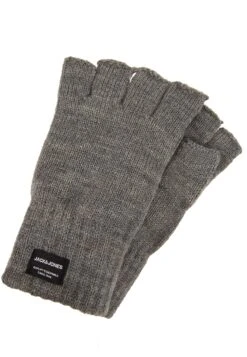 Jack & Jones Jachenry Fingerless GlovesGuanti Mezze DitaGrey Melange Uomo Guanti JA252A01L-C11