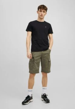 Jack & Jones Unifarbene Dex Mit CargotaschenShortsGrün Uomo Bermuda JA222F0VI-M11
