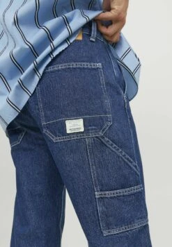 Jack & Jones Eddie Utility Sbd - Jeans Baggy - Blue Denim -Jack & Jones 8f253b88541f45478f4548c12cf1c063