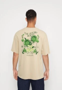 Jack & Jones Jorgreen Tee Crew NeckT-Shirt Con StampaOatmeal Uomo T-shirt E Polo JA221004U-B11 -Jack & Jones 8f2b2cba85e54a3a9d47429d1b94bc58