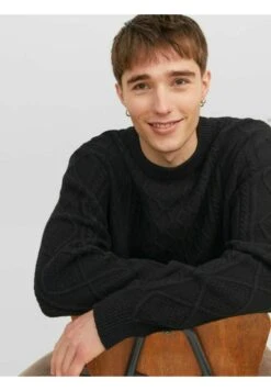 Jack & Jones MaglioneBlack Uomo Maglieria JA222Q1H1-Q11 -Jack & Jones 8f8330980f0e49bb841be2bb7c2cb53a