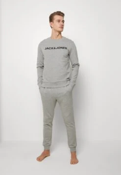 Jack & Jones JacloungePigiamaLight Grey Melange Uomo Per La Notte JA282M002-C11