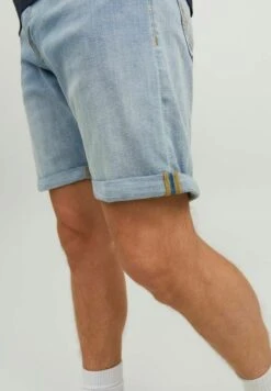 Jack & Jones Chris Wood- Shorts Di Jeans - Blue Denim -Jack & Jones 9003763853f24bc7b7cabac1c19e8008