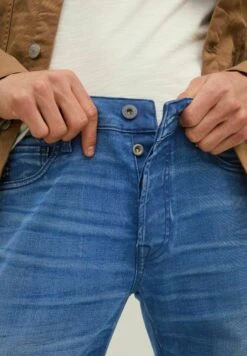 Jack & Jones Tim OliverJeans Slim FitBlue Denim Uomo Jeans JA222G1XM-K11 -Jack & Jones 93597b02995d4eba8202bc2706f4e061