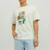 Jack & Jones Jorbeachbone Ss Crew NeckT-Shirt Con StampaPale Blue Uomo T-shirt E Polo JA222O55Y-K11