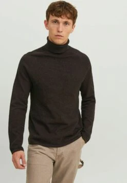 Jack & Jones Jehill Roll Neck NoosMaglioneSeal Brown Uomo Maglieria JA222Q159-O12