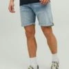 Jack & Jones Chris Wood- Shorts Di Jeans - Blue Denim -Jack & Jones 9669b6e5782842c78747952c51681cd2