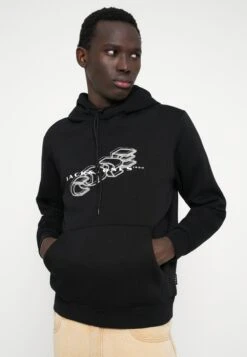 Jack & Jones JCOFUSION BRANDING - Felpa - Black -Jack & Jones 9687343fbf674bad8c645f378e5b832b