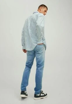Jack & Jones Glenn IconJeans Slim FitBlue Denim Uomo Jeans JA222G22E-K11 -Jack & Jones 98cd0d4a1e4d460db5e551956be9f274