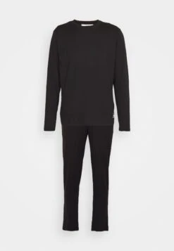Jack & Jones Jacbasic Label Tee And Pants PigiamaBlack Uomo Per La Notte JA282M02G-Q11 -Jack & Jones 99075021edb4485984b91de0fa40f13d