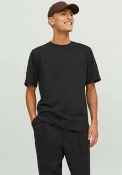 JACK&JONES Premium Dehnbares - T-Shirt Basic - Black