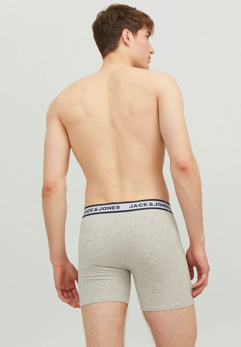 Jack & Jones 3Er PackCulotteLight Grey/Melangepack White/Navy Blazer Uomo Intimo JA282O0NM-C11 6 Jack & Jones 3Er PackCulotteLight Grey/Melangepack White/Navy Blazer Uomo Intimo JA282O0NM-C11 - immagine 4