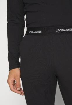 Jack & Jones Jacbasic Label Tee And Pants PigiamaBlack Uomo Per La Notte JA282M02G-Q11 -Jack & Jones a41c8895178c47388c47fc917c2d019b