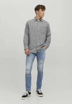 Jack & Jones Jjiglenn Jjblair Ge NoosJeans Slim FitBlue Denim Uomo Jeans JA222G24S-K11 -Jack & Jones ab501ed04c8d4704bf168d610de745b1