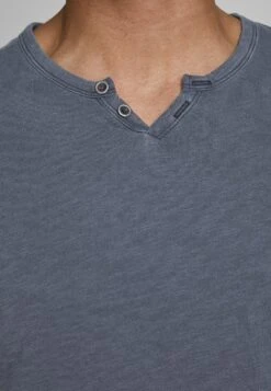 Jack & Jones Jjesplit NeckSs NoosT-Shirt BasicNavy Uomo T-shirt E Polo JA222O2VG-K11 -Jack & Jones ac1e632190594fda97624bd27d93218a