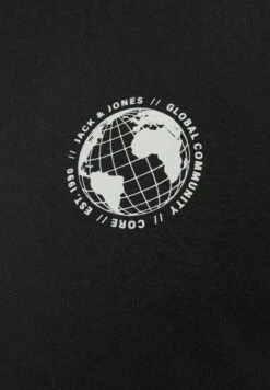 Jack & Jones Plus Size Crew Neck - T-Shirt Con Stampa - Black -Jack & Jones acaf831ea8d143e1878241ea02e82fec