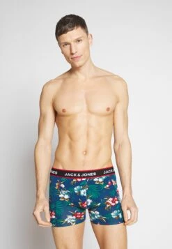 Jack & Jones Jacflower Trunks 3 PackCulotteBlack/Bardaboes Cherry/Maritime Blue Uomo Intimo JA282O06P-G11 9 Jack & Jones Jacflower Trunks 3 PackCulotteBlack/Bardaboes Cherry/Maritime Blue Uomo Intimo JA282O06P-G11 -Jack & Jones ad356cd74cf54ec29dfb24a6871f14f1