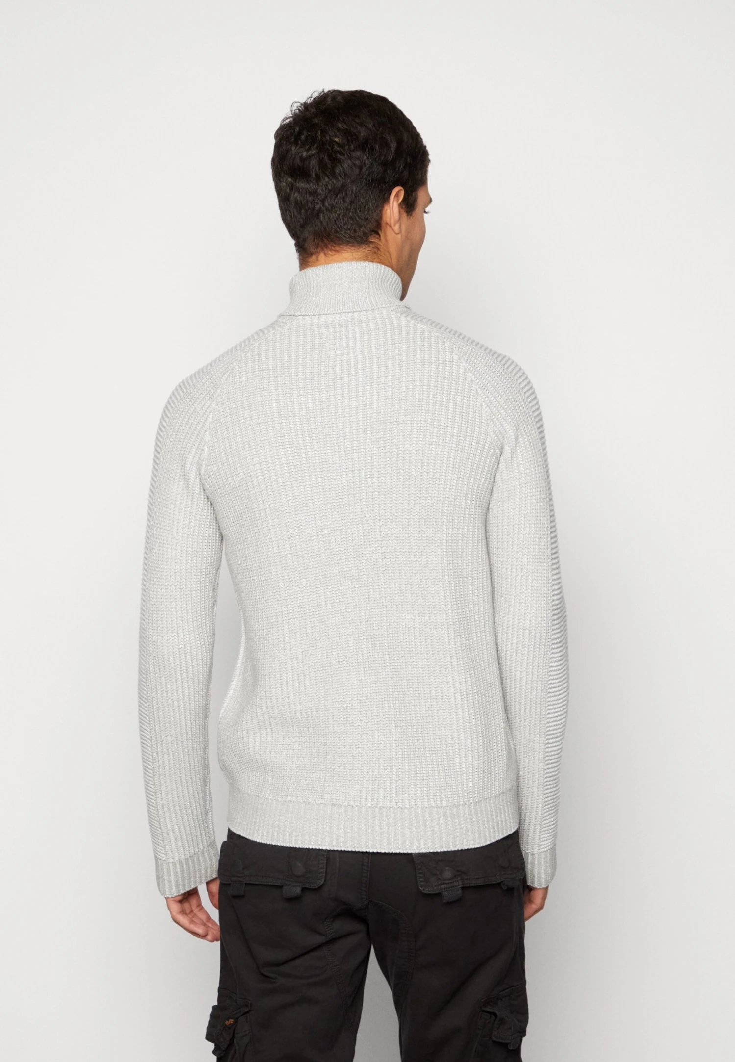 Jack & Jones Jjpower Roll NeckMaglioneLight Grey/White Uomo Maglieria JA222Q14R-C11 5 Jack & Jones Jjpower Roll NeckMaglioneLight Grey/White Uomo Maglieria JA222Q14R-C11 - immagine 3