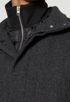 Jack & Jones Jjedunham SnCappotto CortoDark Grey Melange Uomo Cappotti JA222T0UP-C11 -Jack & Jones b259baa6d7914e3b91bfad5940c8b586
