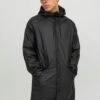 Jack & Jones Jjeurban Rain CoatParkaBlack Uomo Cappotti JA222T1LC-Q11