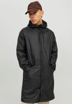 Jack & Jones Jjeurban Rain CoatParkaBlack Uomo Cappotti JA222T1LC-Q11
