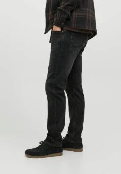 Jack & Jones Glenn Icon- Jeans A Sigaretta - Black Denim -Jack & Jones b2ca3778874d44188c5d0b9c551e6b77