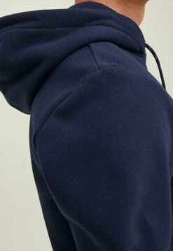 Jack & Jones Tech Logo - Felpa Con Cappuccio - Navy Blazer -Jack & Jones b5cbe9d265b6414eb2b6a9997bc66fbc