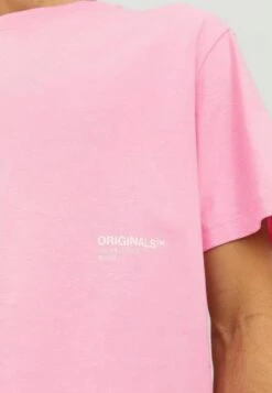Jack & Jones Crew NeckT-Shirt Con StampaPrism Pink Uomo T-shirt E Polo JA222O5AI-J11 -Jack & Jones b84526fdf1104bd4aa893a8ad903a851