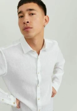 JACK&JONES Premium CamiciaWhite Uomo Camicie JAM22D0CY-A11 -Jack & Jones b8a24de08f484f38b0b0ae6bc8fa2f52