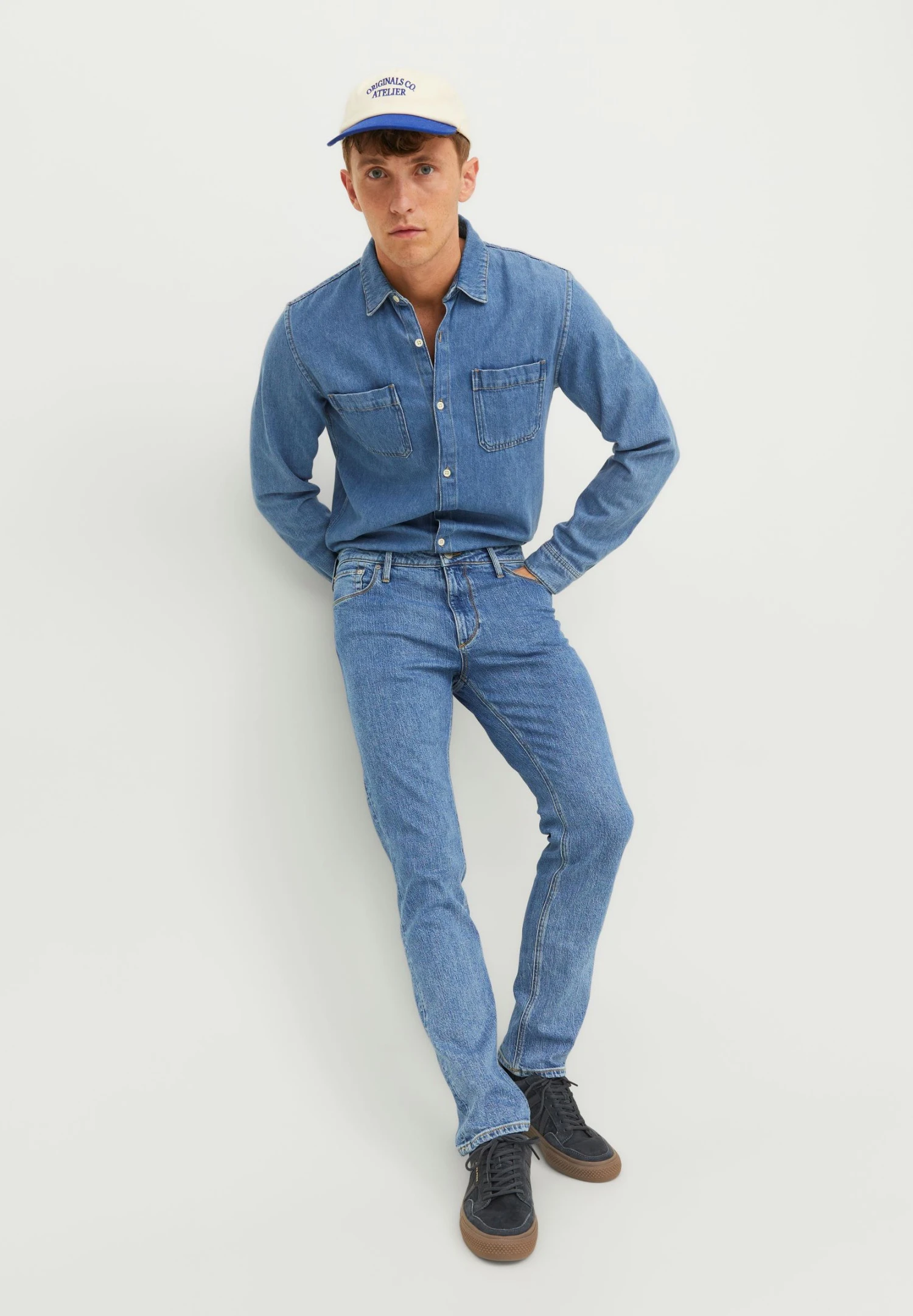 Jack & Jones Clark EvanJeans A SigarettaBlue Denim Uomo Jeans JA222G25G-K11 8 Jack & Jones Clark EvanJeans A SigarettaBlue Denim Uomo Jeans JA222G25G-K11 - immagine 6