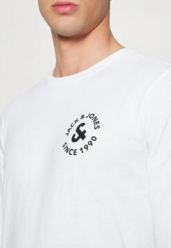 Jack & Jones Jacbasic Logo Tee And Lougepants SetPigiamaWhite/Black Uomo Per La Notte JA282M027-A11 -Jack & Jones b93e782847ee45509ab2cf6a3b8fdc30