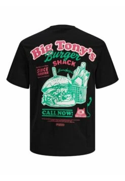 Jack & Jones Crew NeckT-Shirt Con StampaBlack Uomo T-shirt E Polo JA222O5L1-Q11 -Jack & Jones bc566992472d49c9972c47e56de974d7