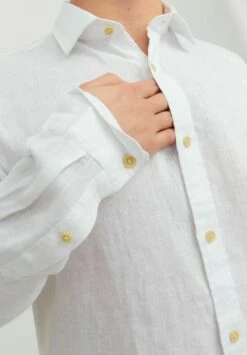 JACK&JONES Premium CamiciaWhite Uomo Camicie JAM22D0CY-A11 -Jack & Jones c0e29a3f01fa4cc3a054e35f14d4061d