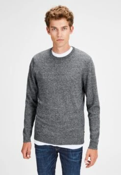 Jack & Jones Ebasic Crew Neck Noos - Maglione - Blue/Grey