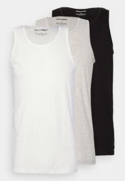Jack & Jones Jactank 3 PackMaglietta IntimaLight Grey Melange/White/Black Uomo Intimo JA282Q007-C12 -Jack & Jones c1b5cf12c2214197a85cadc4f228fd57