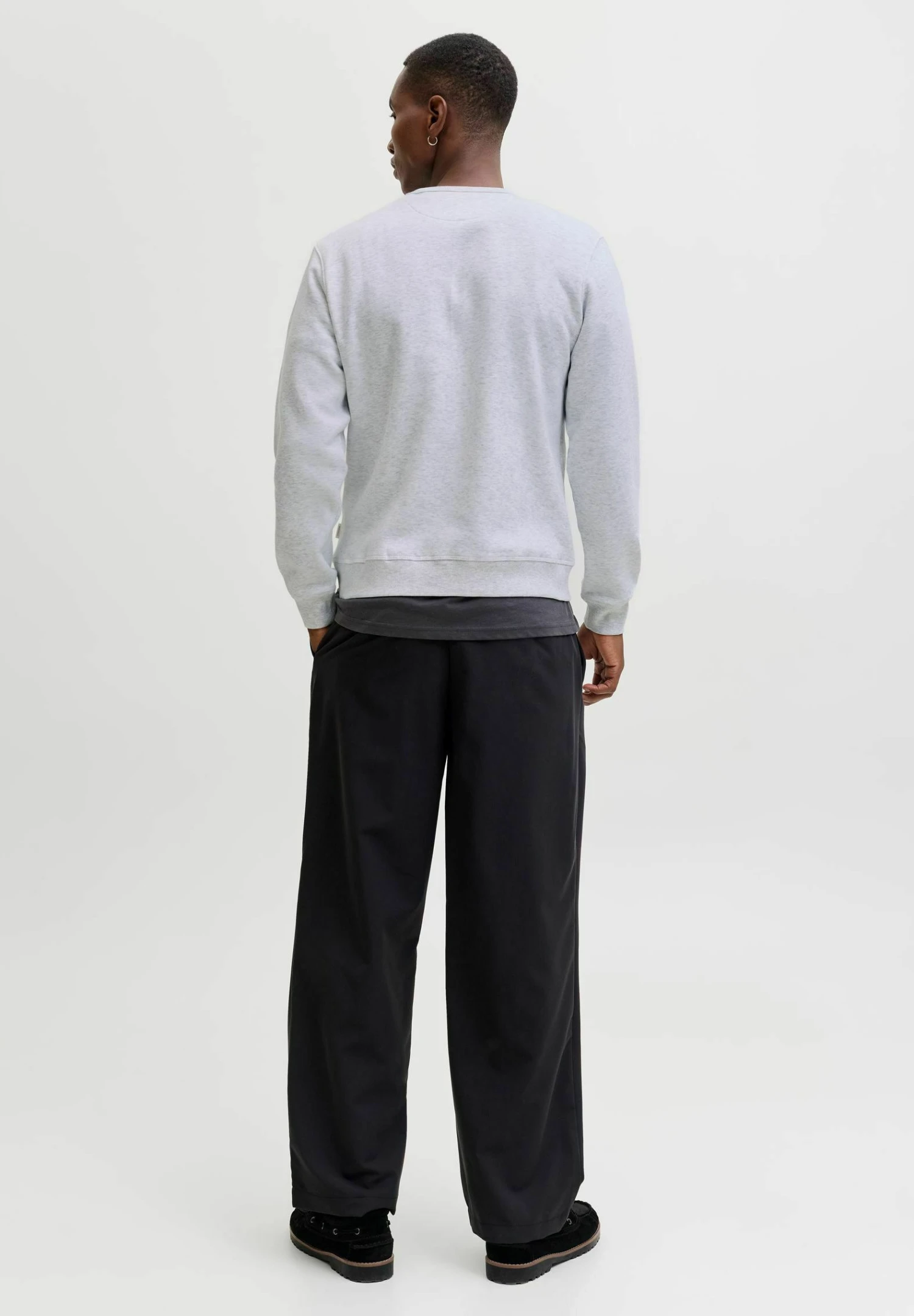 Jack & Jones JORBLEECKER BRANDING CREW - Felpa - Bright White 5 Jack & Jones JORBLEECKER BRANDING CREW - Felpa - Bright White - immagine 3