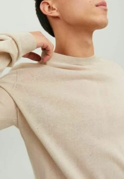 JACK&JONES Premium Langärm - Maglione - Moonbeam -Jack & Jones c5fcb5cd0c4245a9aa7484c13944a772