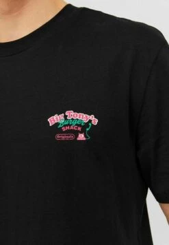 Jack & Jones Crew NeckT-Shirt Con StampaBlack Uomo T-shirt E Polo JA222O5L1-Q11 -Jack & Jones c731556e382f4fee92a197ff8ccebdca