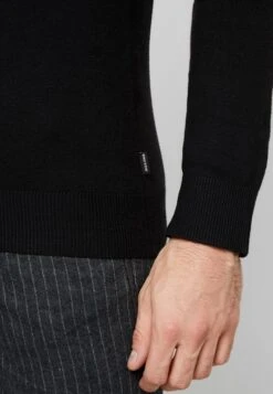 Jack & Jones Jjeemil Roll Neck - Maglione - Black -Jack & Jones c8ae0dcbc9344b2a862d07bcfe5f31fb