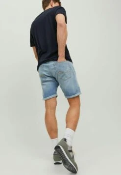 Jack & Jones Chris Wood- Shorts Di Jeans - Blue Denim -Jack & Jones c9d3dc108efe4cbfaafaaa7bb16caa95