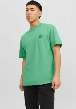 Jack & Jones Crew NeckT-Shirt Con StampaHolly Green Uomo T-shirt E Polo JA222O5IN-M11 -Jack & Jones cd74fbb501db4ffeb29b6c99bbb7a900