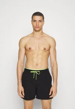 Jack & Jones Jpstfiji Jjswim NeonShorts Da MareBlack Uomo Moda Mare JA282H05P-Q11