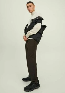 Jack & Jones Bill Capri - Pantaloni - Seal Brown -Jack & Jones d2a2e20e57a6414cba4301c9d6b6dbb0